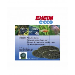 EHEIM almohadilla de carbón (3 u) para ecco pro 130/200/300