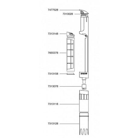 EHEIM tapa inferior filtro 3531