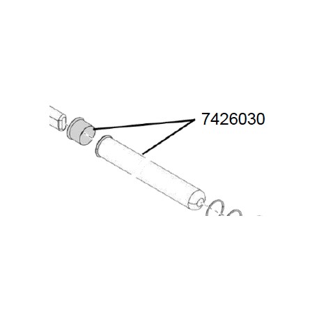 EHEIM tubo de cuarzo para CLEARUVC 24W / 36W