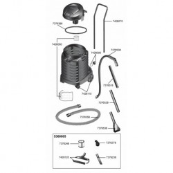 EHEIM asa de metal con tornillos